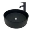 مغسلة سيراميك اسود لامع 9514B G-001 (1) مغسلة سيراميك دائرية متعددة الالوان