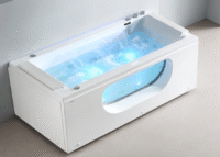 جاكوزي مفرد بواجهة زجاجية امامية مع شلال جانبي FC-289HT جاكوزي مفرد