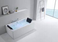 جاكوزي مفرد واسع مع شلالين جانبيين FC-227BHT (3) جاكوزي مفرد واسع مع شلالين جانبيين – لشخص واحد | مقاس 185×85×68 سم