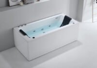 جاكوزي مفرد واسع مع شلالين جانبيين FC-227BHT (4) جاكوزي مفرد واسع مع شلالين جانبيين