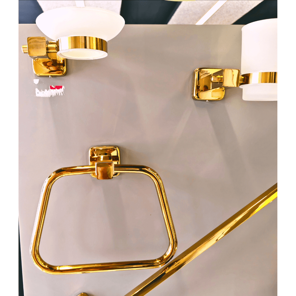 طقم اكسسوارات 7 قطع ذهبي BS-04SG (5) طقم اكسسوارات 7 قطع ذهبي