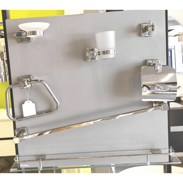 طقم اكسسوارات 7 قطع كروم BS-04MP