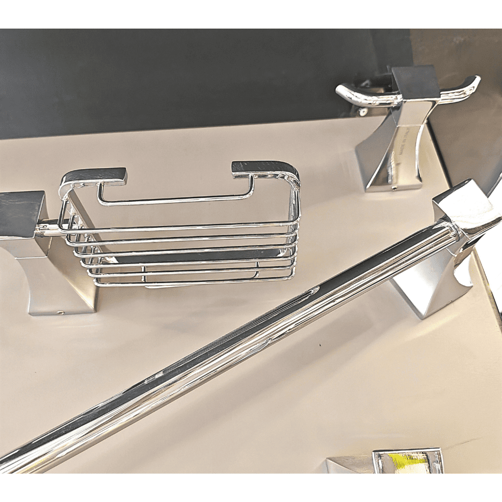 طقم اكسسوارات ايطالي 7 قطع كروم 6807-7 (6) طقم اكسسوارات ايطالي 7 قطع كروم 6807-7