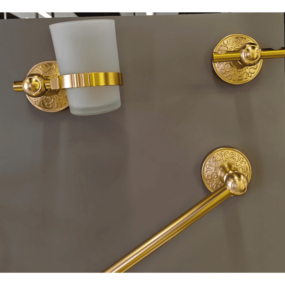 طقم اكسسوارات حمام 6 قطع ذهبي مزخرف فندقي فاخر X0001G (2) طقم اكسسوارات حمام 6 قطع ذهبي مزخرف فندقي فاخر X0001G