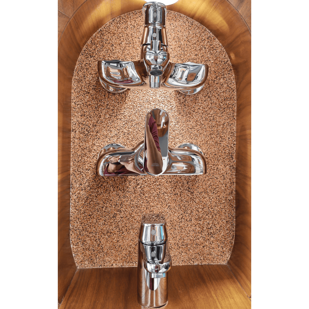 طقم خلاطات حمام كروم لامع GROHE تايلاندي 32831000 (1) طقم خلاطات حمام كروم لامع GROHE تايلاندي