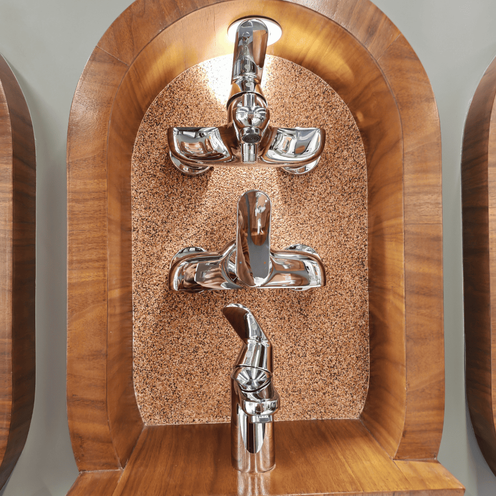 طقم خلاطات حمام كروم لامع GROHE تايلاندي 32831000 (2) طقم خلاطات حمام كروم لامع GROHE تايلاندي