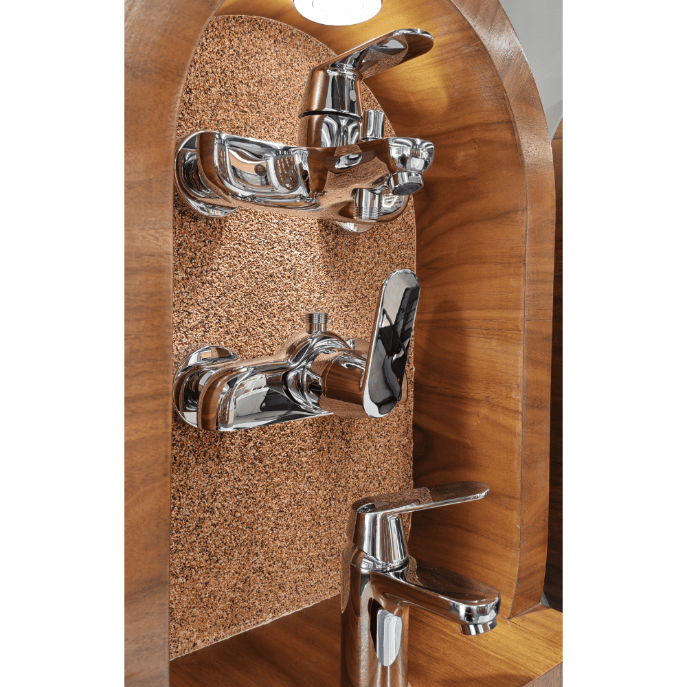 طقم خلاطات حمام كروم لامع GROHE تايلاندي 32831000 (6) طقم خلاطات حمام كروم لامع GROHE تايلاندي