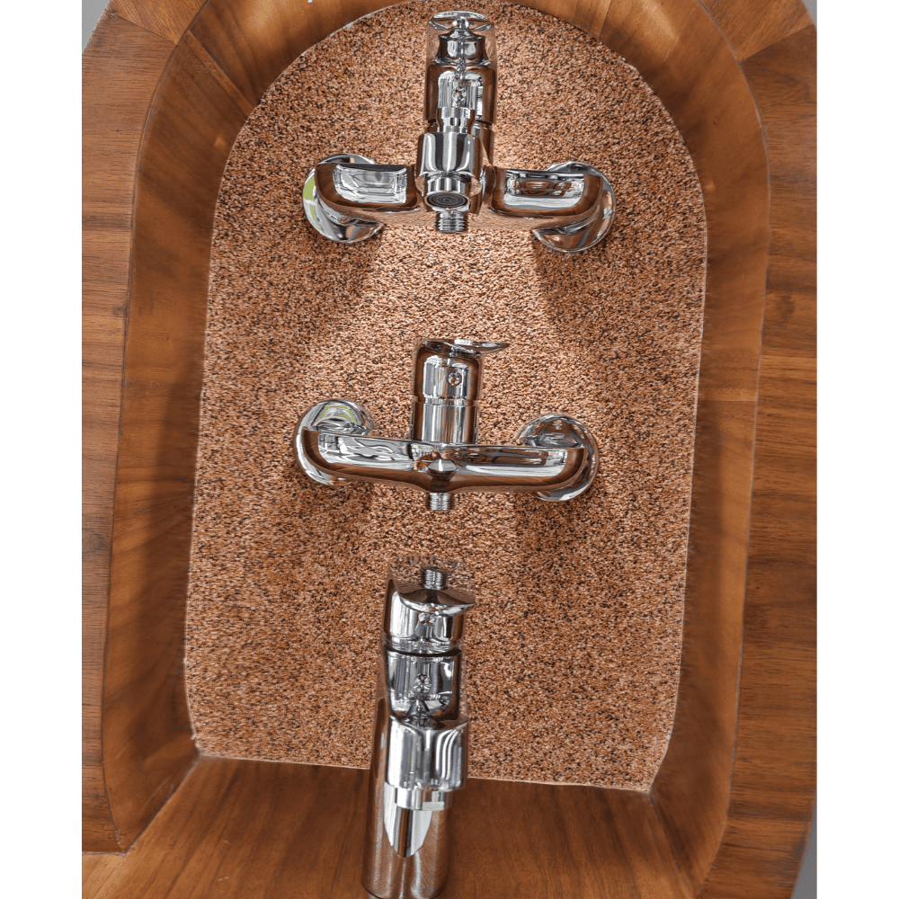 طقم خلاطات حمام كروم ماركة BRIMIX 55165 (2) طقم خلاطات حمام كروم ماركة BRIMIX