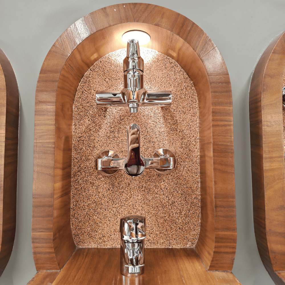 طقم خلاطات كروم لامع ماركة GROHE 33265002 (3) طقم خلاطات كروم لامع ماركة GROHE