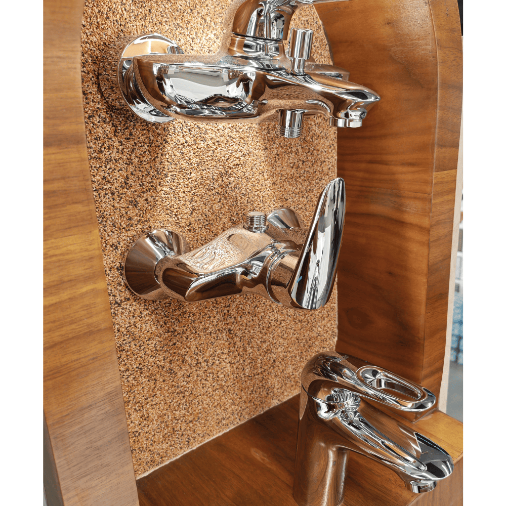 طقم خلاطات كروم لامع ماركة GROHE تايلاندي 33888003 (5) طقم خلاطات كروم لامع ماركة GROHE تايلاندي