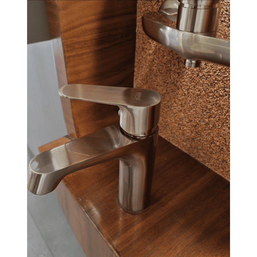 طقم خلاطات كروم مطفي ماركة BRIMIX 55166L (1) طقم خلاطات كروم مطفي ماركة BRIMIX