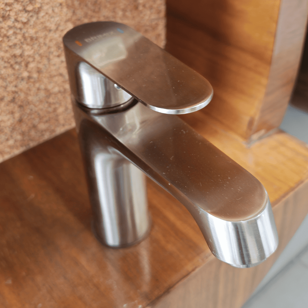 طقم خلاطات كروم مطفي ماركة BRIMIX 55166L (2) طقم خلاطات كروم مطفي ماركة BRIMIX