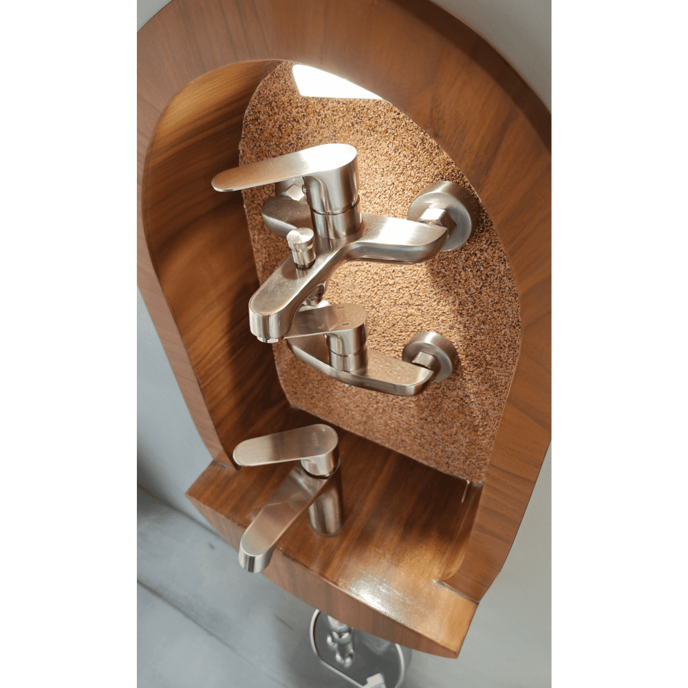 طقم خلاطات كروم مطفي ماركة BRIMIX 55166L (5) طقم خلاطات كروم مطفي ماركة BRIMIX