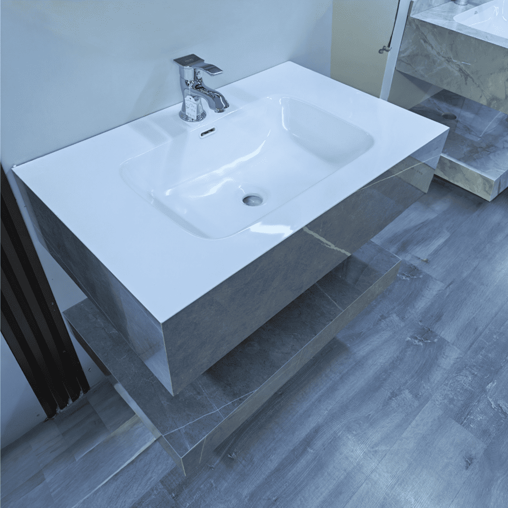 مغسلة حمام رمادي 80 سم 6025-80 (3) مغسلة حمام رمادي 80 سم