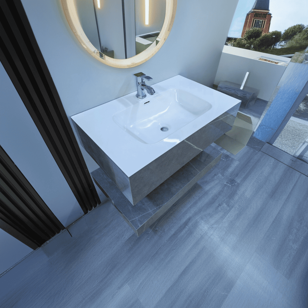 مغسلة حمام رمادي 80 سم 6025-80 (8) مغسلة حمام رمادي 80 سم